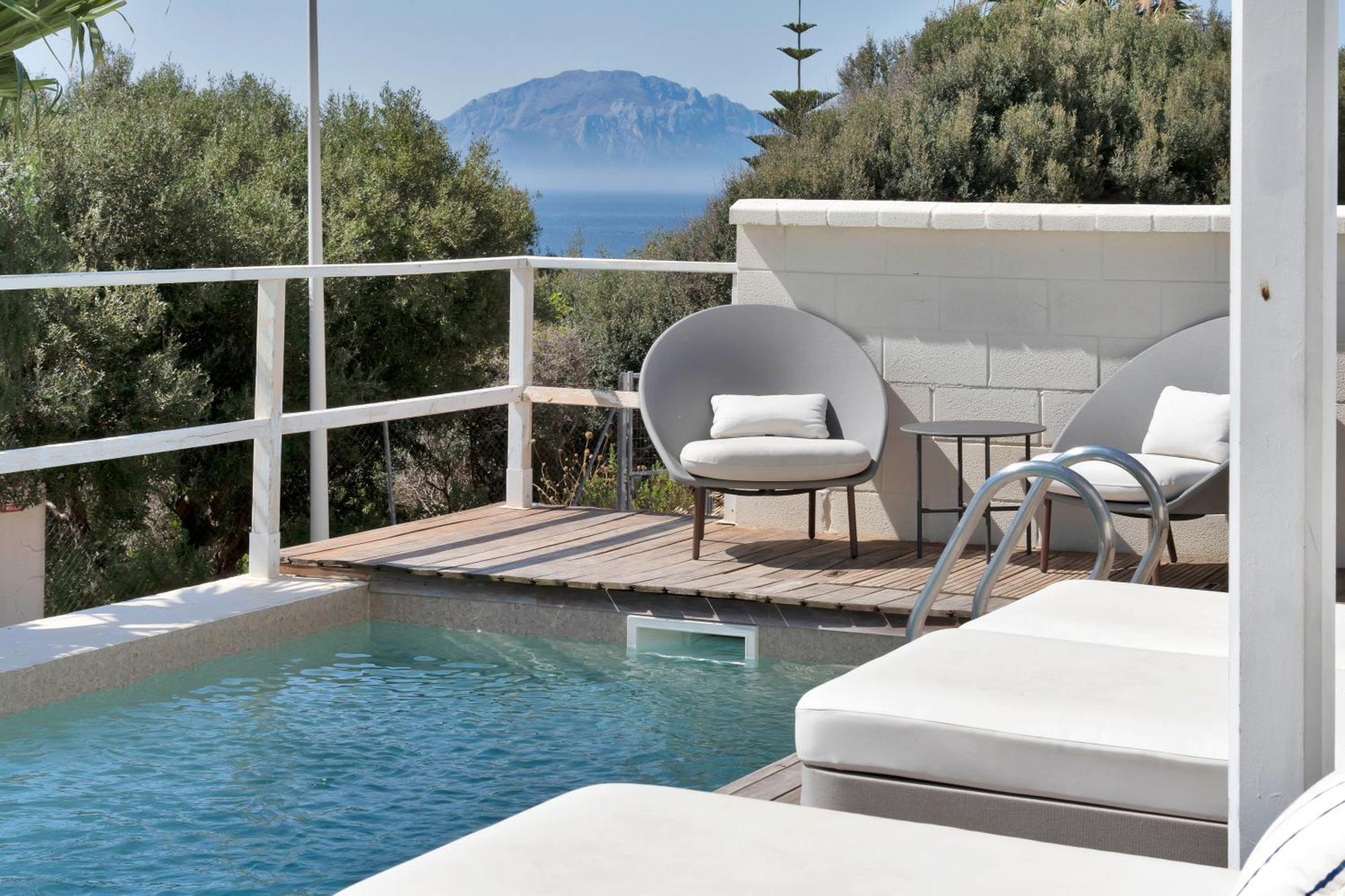 Increible Villa De Madera Con Vistas Al Mar Алхесирас Екстериор снимка